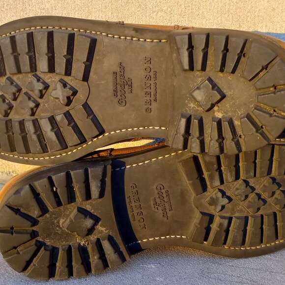 Grenson England Tan Oxford Brogue Boots SIZE 9 (UK), 9.5 (US) - Picture 11 of 15